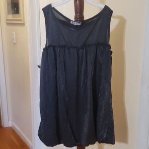 Balloon shimmer dress/tunic